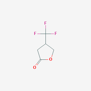 molecular formula C5H5F3O2 B6299719 Dihydro-4-trifluoromethyl-2(3H)-furan-2-one, 95% CAS No. 110847-11-5