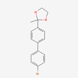 2-(4'-Bromo-[1,1'-biphenyl]-4-yl)-2-methyl-1,3-dioxolane