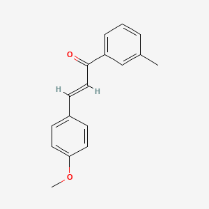 molecular formula C17H16O2 B6299730 (2E)-3-(4-Methoxyphenyl)-1-(3-methylphenyl)prop-2-en-1-one CAS No. 52182-31-7