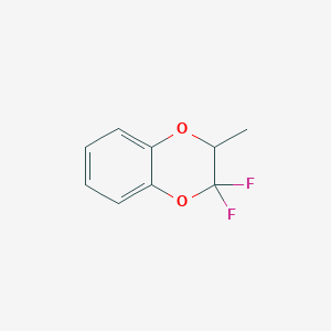 molecular formula C9H8F2O2 B6299766 2,2-Difluoro-2,3-dihydro-3-methyl-1,4-benzodioxin, 95% CAS No. 103467-05-6