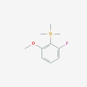 molecular formula C10H15FOSi B6299775 (2-Fluoro-6-methoxyphenyl)trimethylsilane CAS No. 2183971-82-4