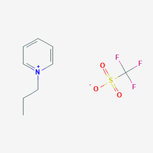 molecular formula C9H12F3NO3S B6299787 1-Propylpyridinium triflate;  99% CAS No. 1242154-93-3