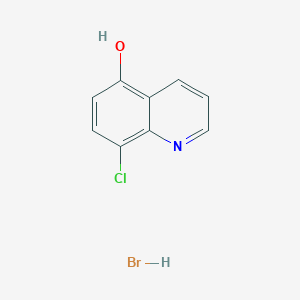 molecular formula C9H7BrClNO B6299821 8-Chloroquinolin-5-ol hydrobromide;  95% CAS No. 1992946-39-0