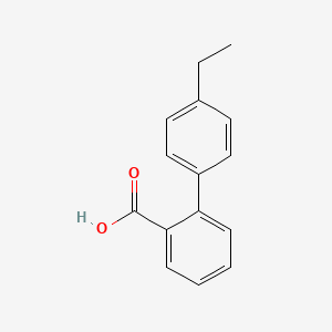 molecular formula C15H14O2 B6299829 2-(4-Ethylphenyl)benzoic acid, 95% CAS No. 84392-24-5