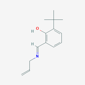 molecular formula C14H19NO B6299837 2-tert-Butyl-6-{[(prop-2-en-1-yl)amino]methylidene}cyclohexa-2,4-dien-1-one CAS No. 851053-83-3