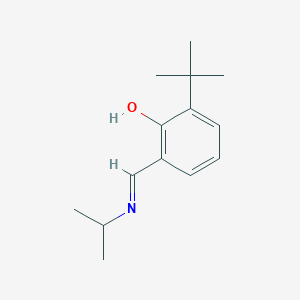molecular formula C14H21NO B6299900 N-(3-tert-Butylsalicylidene)-isopropylamine CAS No. 950923-37-2