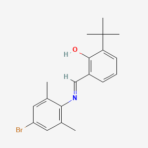 molecular formula C19H22BrNO B6299923 N-(3-tert-Butylsalicylidene)-4-bromo-2,6-dimethylaniline CAS No. 850200-37-2