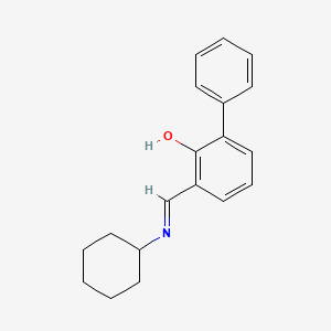 molecular formula C19H21NO B6299937 N-(3-Phenylsalicylidene)-cyclohexylamine CAS No. 133214-14-9