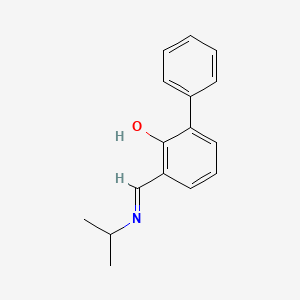 molecular formula C16H17NO B6299945 N-(3-Phenylsalicylidene)-isopropylamine CAS No. 701912-22-3