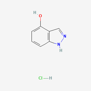 molecular formula C7H7ClN2O B6299967 4-Hydroxy-1H-indazole hydrochloride CAS No. 1172877-70-1