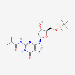 molecular formula C20H33N5O5Si B6299978 N2-Isobutyryl-5'-O-tert-butyldimethylsilyl-2'-deoxyguanosine CAS No. 85326-10-9