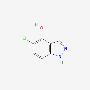 molecular formula C7H5ClN2O B6299989 5-Chloro-1H-indazol-4-ol CAS No. 1638764-61-0