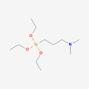 molecular formula C11H27NO3Si B6300020 (3-N,N-Dimethylaminopropyl)triethoxysilane, 97% CAS No. 43108-00-5
