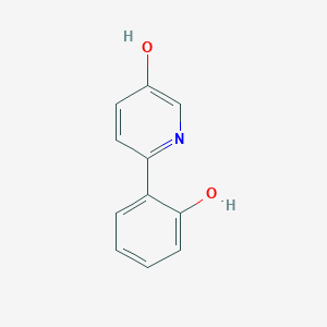molecular formula C11H9NO2 B6300082 2-(2-Hydroxyphenyl)-5-hydroxypyridine, 95% CAS No. 1261970-09-5