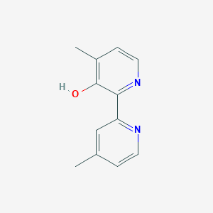 molecular formula C12H12N2O B6300092 3-羟基-4,4'-二甲基-2,2'-联吡啶；  98% CAS No. 81998-07-4