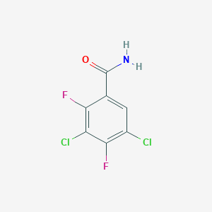 molecular formula C7H3Cl2F2NO B6300230 3,5-Dichloro-2,4-difluorobenzamide CAS No. 101513-83-1