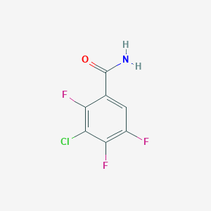 molecular formula C7H3ClF3NO B6300234 3-Chloro-2,4,5-trifluorobenzamide CAS No. 101513-85-3