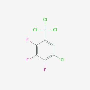 molecular formula C7HCl4F3 B6300239 2,3,4-Trifluoro-5-(trichloromethyl)chlorobenzene CAS No. 101513-90-0