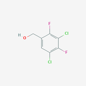 molecular formula C7H4Cl2F2O B6300241 3,5-Dichloro-2,4-difluorobenzyl alcohol CAS No. 101513-75-1