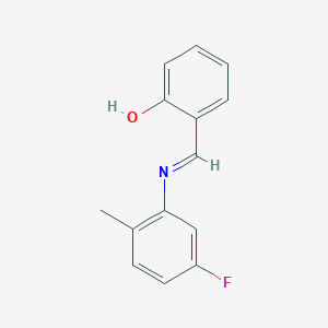 molecular formula C14H12FNO B6300275 N-(Salicylidene)-5-fluoro-2-methylaniline CAS No. 460315-18-8