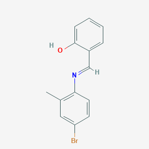 molecular formula C14H12BrNO B6300281 N-(Salicylidene)-4-bromo-2-methylaniline CAS No. 344246-37-3