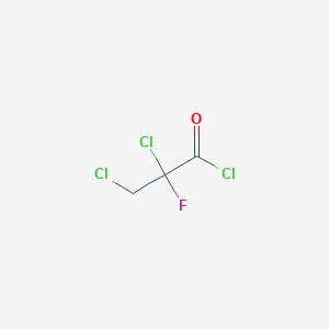 molecular formula C3H2Cl3FO B6300343 2,3-Dichloro-2-fluoropropanoyl chloride CAS No. 53510-12-6