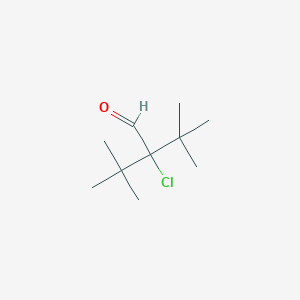molecular formula C10H19ClO B6300371 2-(tert-Butyl)-2-chloro-3,3-dimethylbutanal, 97% CAS No. 106661-47-6