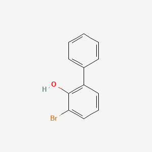 molecular formula C12H9BrO B6300374 3-溴-[1,1'-联苯]-2-醇 CAS No. 23197-48-0