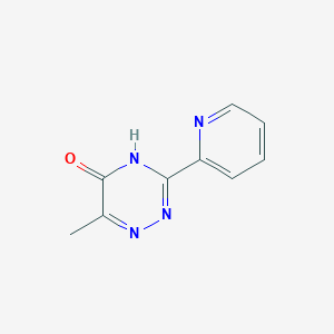 molecular formula C9H8N4O B6300406 6-Methyl-3-(2-pyridinyl)-1,2,4-triazin-5(2H)-one CAS No. 49772-14-7