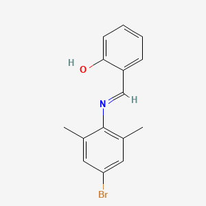 molecular formula C15H14BrNO B6300435 N-(Salicylidene)-4-bromo-2,6-dimethylaniline CAS No. 159733-69-4