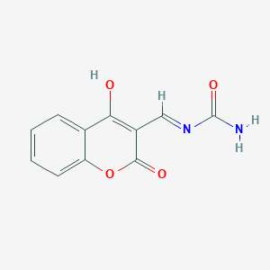 molecular formula C11H8N2O4 B6300483 N-{[2,4-Dioxo-2H-chromen-3(4H)-yliden]methyl}urea CAS No. 73754-71-9