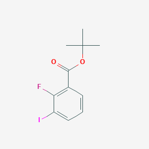 molecular formula C11H12FIO2 B6300575 tert-Butyl 2-fluoro-3-iodobenzoate CAS No. 2404733-97-5
