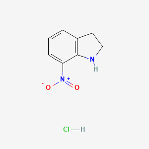 molecular formula C8H9ClN2O2 B6300609 7-Nitroindoline HCl CAS No. 2173992-22-6