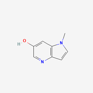 molecular formula C8H8N2O B6300633 1-Methyl-1H-pyrrolo[3,2-b]pyridin-6-ol CAS No. 2231675-71-9