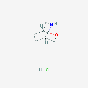 molecular formula C6H12ClNO B6300682 (1S,4S)-2-Oxa-5-azabicyclo[2.2.2]octane hydrochloride CAS No. 2306249-59-0