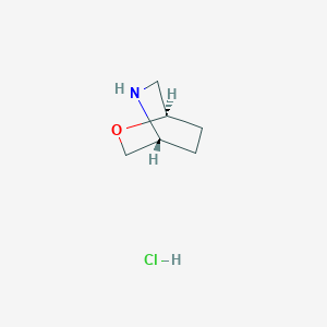 molecular formula C6H12ClNO B6300690 (1R,4R)-2-Oxa-5-azabicyclo[2.2.2]octane hydrochloride CAS No. 2306254-89-5