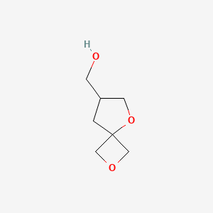 molecular formula C7H12O3 B6300694 {2,5-Dioxaspiro[3.4]octan-7-yl}methanol CAS No. 2306276-69-5