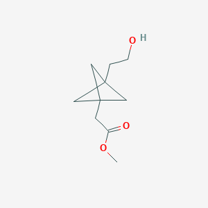 Methyl 2-[3-(2-hydroxyethyl)-1-bicyclo[1.1.1]pentanyl]acetate