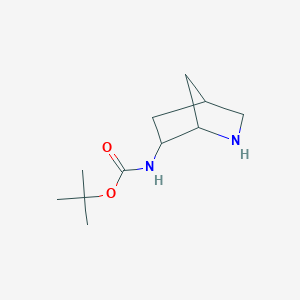 molecular formula C11H20N2O2 B6300798 tert-Butyl N-(2-azabicyclo[2.2.1]heptan-6-yl)carbamate CAS No. 2227205-60-7