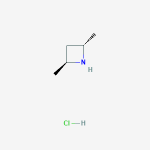 molecular formula C5H12ClN B6300805 (2S,4S)-2,4-Dimethylazetidine hydrochloride CAS No. 470666-35-4