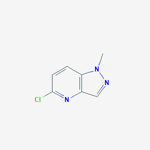 molecular formula C7H6ClN3 B6300853 5-氯-1-甲基-1H-吡唑并[4,3-b]吡啶 CAS No. 2489461-14-3