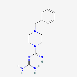 molecular formula C13H20N6 B6300854 N-[氨基（亚氨基）甲基]-4-苄基哌嗪-1-羧亚胺酰胺 CAS No. 746564-53-4