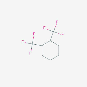 molecular formula C8H10F6 B6300872 1,2-Bis(trifluoromethyl)cyclohexane, 97% CAS No. 66711-85-1