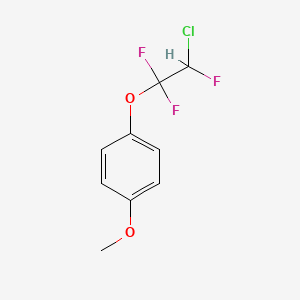 molecular formula C9H8ClF3O2 B6300912 4-(2-Chloro-1,1,2-trifluoroethoxy)methoxybenzene, 97% CAS No. 97675-21-3