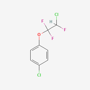 molecular formula C8H5Cl2F3O B6300924 4-(2-Chloro-1,1,2-trifluoroethoxy)chlorobenzene CAS No. 456-65-5
