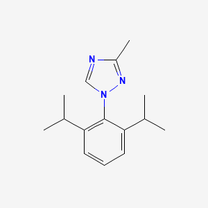 molecular formula C15H21N3 B6300966 1-(2,6-Diisopropylphenyl)-3-methyl-1H-1,2,4-triazole CAS No. 1445975-61-0