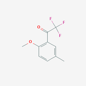molecular formula C10H9F3O2 B063011 2'-Methoxy-5'-methyl-2,2,2-trifluoroacetophenone CAS No. 180311-39-1