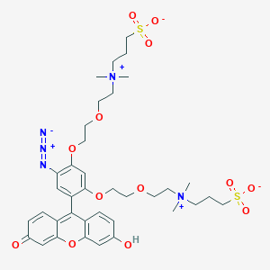 molecular formula C37H49N5O13S2 B6301107 CalFluor 488 Azide CAS No. 1798305-98-2