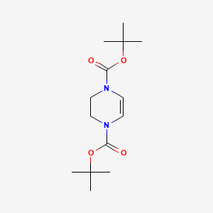 molecular formula C14H24N2O4 B6301141 1,4-Di-tert-butyl 1,2,3,4-tetrahydropyrazine-1,4-dicarboxylate CAS No. 2227205-79-8