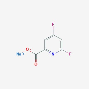 molecular formula C6H2F2NNaO2 B6301168 Sodium 4,6-difluoropyridine-2-carboxylate CAS No. 2173991-61-0